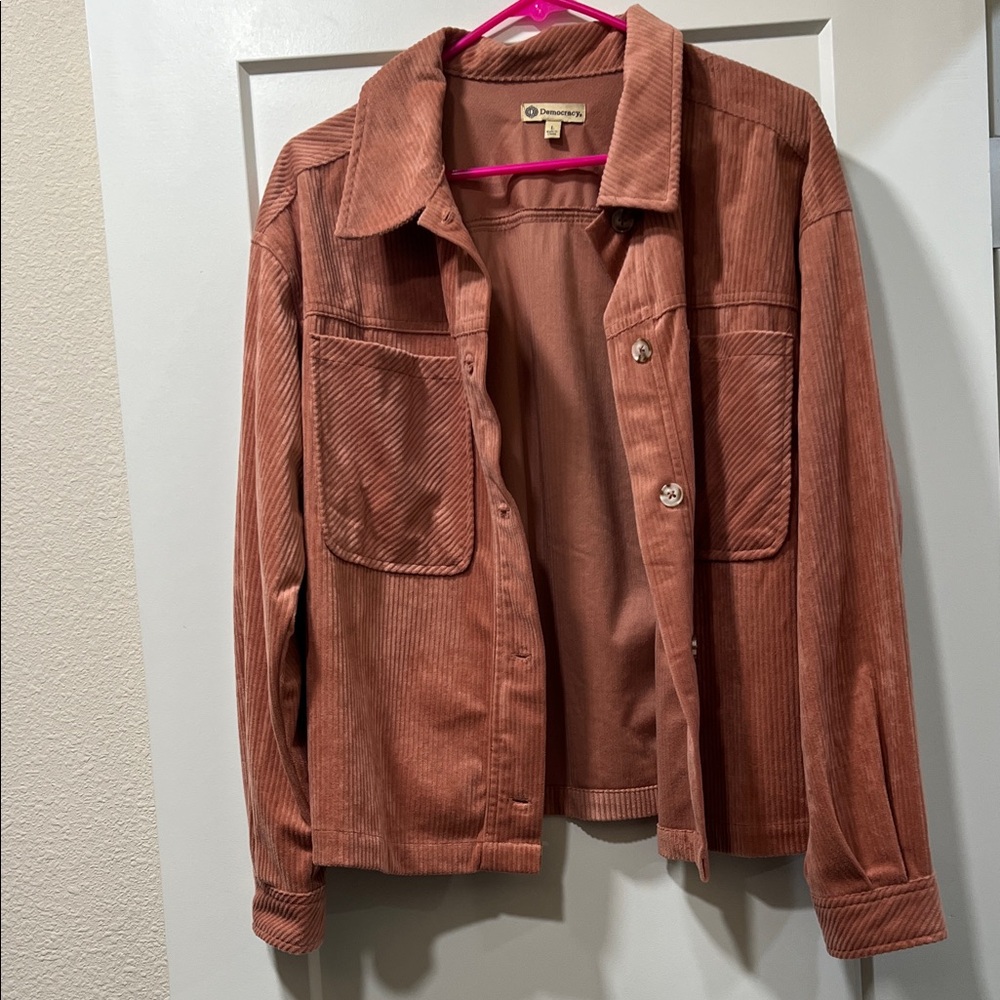Democracy Rust Corduroy Jacket